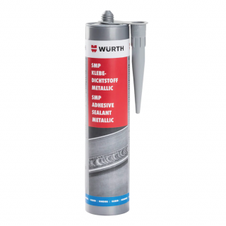 Adeziv etansant suprafete, Wurth SMP, argintiu metalic, gramaj 290 ml