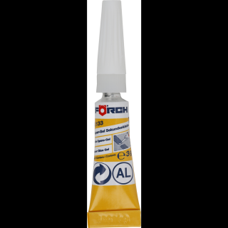 Adeziv ultra rapid, Forch K133, gel pentru diferite materiale, cantitate 3 g