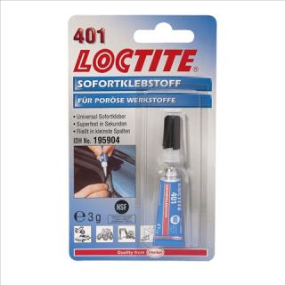 Adeziv universal rapid, Loctite 401, cantitate 3   20 g