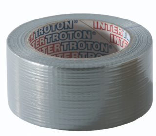 Banda adeziva, Troton 2931, cu fibra, dimensiune 50 mm x 25 m, culoare gri