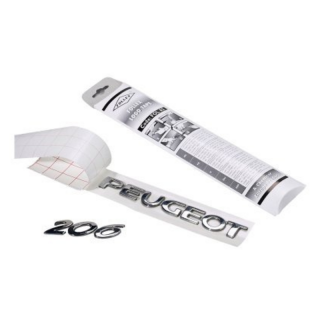 Banda dublu adeziva, Serwo 0400090, pentru embleme, dimensiune 50 x 300 mm, set 10 bucati
