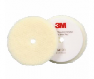 Blana polish din lana, 3M 3412X, motare velcro, diferite duritati, diametru O 130 mm