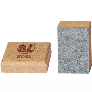 Bloc de pluta pentru slefuit manual, Boll PRBL-600211, cu strat de pasla, dimensiune 110 x 65 mm