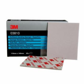 Burete abraziv, 3M,   Softback, diferite duritati, dimensiune 115 x 140 mm