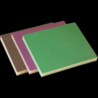 Burete abraziv, Q1   DSS, cu fata dubla, dimensiune 98 mm x 120 mm x 13 mm