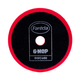 Burete polish, Farecla G-MOP, diamentru O 150 mm, montare pe masina velcro, culoare rosu fin, set 3 bucati