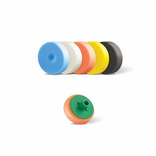 Burete polish valurit, Boll PRBL-PRBL-30110-4, montare pe masina cu M14, diametru 150 mm, diferite duritati si culori