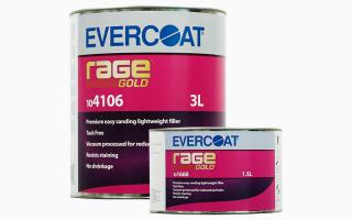 Chit auto soft autonivelant, Evercoat   Rage Gold, gama Premium cu grad mediu de incarcare, diferite gramaje