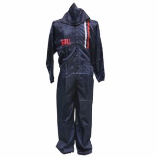 Combinezon protectie, Soll SNO, reutilizabil albastru, nylon, cu gluga, protejaza impotriva substantelor chimice