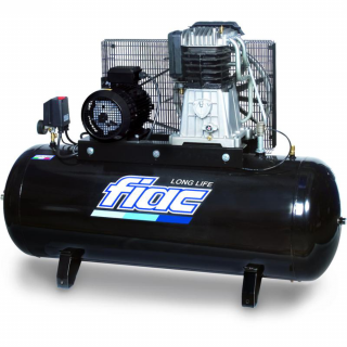 Compresor aer cu piston lubrifiat, Schutzen 1121430937, alimentare 220 V, aer aspirat 350 l min, butelie 200 litri