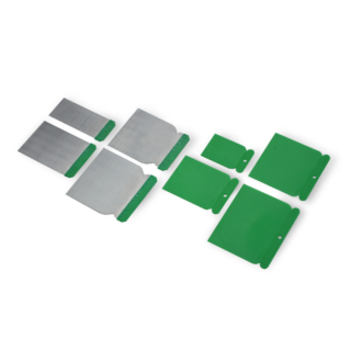 Cutite japoneze metal plastic, Boll PRBL-6006X, pentru chit diferite marimi (set 4 buc)