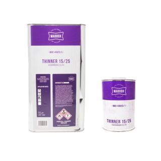 Diluant acrilic normal, Maddox 15 25, pentru diluant grund, vopsea, lac, gramaj 1 litru   5 litri