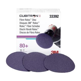 Disc abraziv, 3M Cubitron II, Roloc Fibra, P36-P60-P80, diametru 75 mm