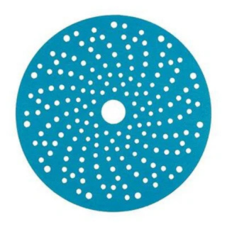 Disc abraziv slefuit velcro, 3M Blue 325U, Multihole, duritate P80 - P600, diametru O 150 mm