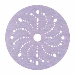 Disc abraziv slefuit velcro, 3M E-Coat 320, Multihole, pentru grunduri dure, diametru O 150 mm