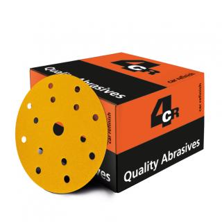 Disc abraziv slefuit velcro, 4CR GOLD, 15 gauri, duritate P80 - P800, diametru O 150 mm