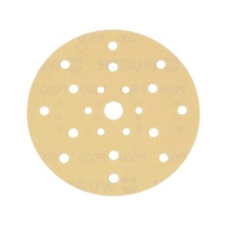 Disc abraziv slefuit velcro, Wurth 506 353 0XX, 21 gauri, duritate P40 - P600, diametru O 150 mm