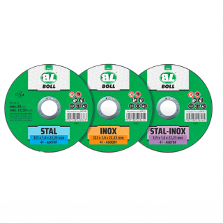 Disc de taiere inox, Boll PRBL-50122, grosime 1.6 mm, diametru 125 mm