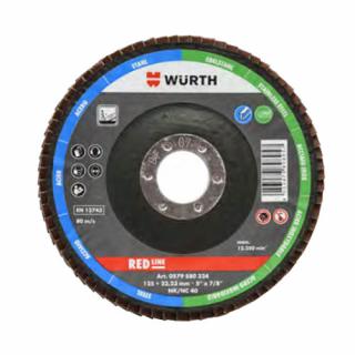 Disc lamelar, Wurth RED-LINE, pentru polizor unghiular, O 115 125 180 mm