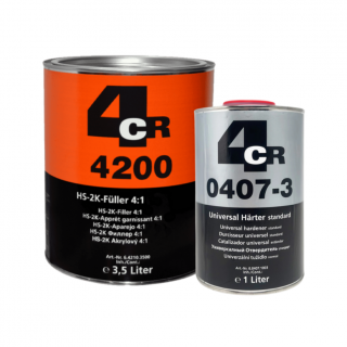 Filler Acrilic 2K, 4CR 42XX 4:1 HS, culoare la alegere, cantitate 1   4 litri, cu intaritor