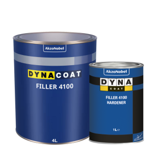 Filler acrilic 4:1, Dynacoat 4100, culoare la alegere, gramaj 0.8   4 litri filler + 0.2   1 litru intaritor