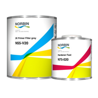 Filler acrilic 5:1, Norbin N55-V20, gramaj 2.5 litri filler + 0.5 litri intaritor