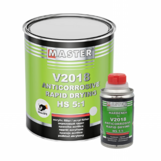 Filler Acrilic HS, Master V2018 5:1, cantitate 0.8 L, cu intaritor 0.16 L