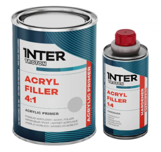 Filler Acrilic HS, Troton 4:1, culoare la alegere, cantitate 1 litru include intaritor