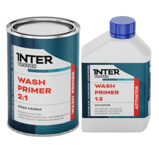 Filler umed pe umed, Troton Wash Primer, culoare bej, cantitate 0.8 litri + 0.4 litri intaritor activator