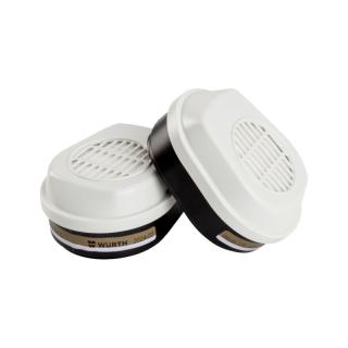 Filtre pentru masca, Wurth 899 175 013,  protectie ABEK1Hg-P3, pentru vapori si gaze organice