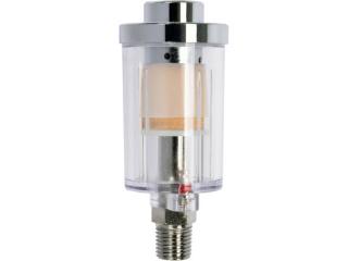 Filtru aer cu montare pe furtun, Vorel 81560, pentru condens si impuritati, filet conectare 1 4, purjare manuala