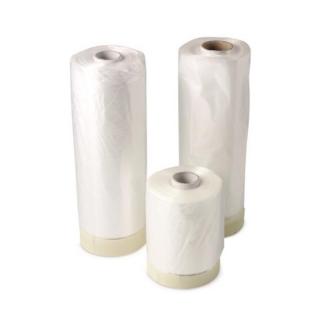 Folie mascare, Corcos 973X, antistatica cu banda de fixare, culoare transparent, latime la alegere, lungime 20 metri
