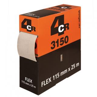 Hartie abraziva, 4CR 3150, slefuire pe umed sau uscat, granulatie P150- P800, dimensiune 115 mm x 25 m
