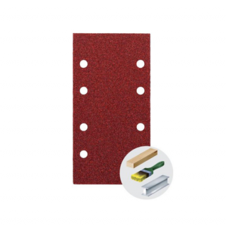 Hartie abraziva slefuit, Norton Flexovit Red, velcro, dimensiune 93 x 185