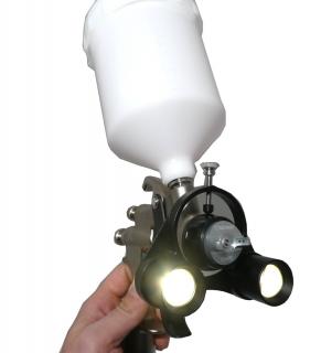 Lampa auxiliara universala led, Kemtex L4S, se poate monta pe aproape orice pistol de vopsit