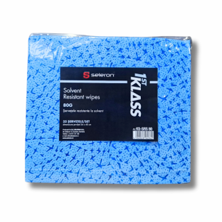 Laveta degresat, Klass SRS, 35 servetele rezistente la solvent, culoare albastru, dimensiune 400x360 mm