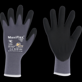 Manusi de protectie, Forch MaxiFlex, foarte rezistente, culoare gri, set 1 prereche