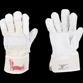 Manusi din piele de inegrala, Forch 5405 207 1, foarte rezistente, culoare alb, set 1 prereche