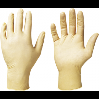 Manusi latex, Forch 5405 19, culoare crem, grosime 0.075 mm, cutie 100 buc