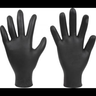 Manusi nitril, Forch 5405 260 X, foarte rezistente, culoare neagra, grosime 0.12 mm, cutie 100 buc