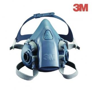 Masca protectie profesionala 3M,   7502 Marime M, de protectie respiratorie, fara filtre (se comanda separat)