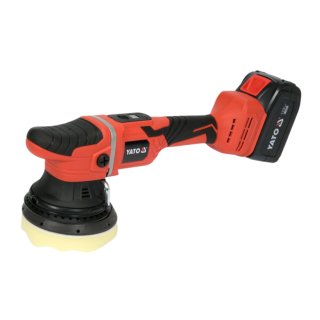 Masina de polisat electrica, Yato 82924, acumulator, orbitare 15 mm, diametru O 125 mm