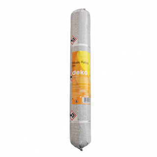 Mastic parbriz, Deka 1H, culore negru, ambalaj tip salam, gramaj 600 ml