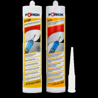Mastic polimer, Forch K125, culoare gri   negru, cantitate 310 ml