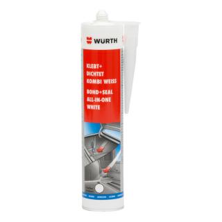Mastic polimer, Wurth POP-1, alb   gri   negru, pentru pistol, gramaj 310 ml