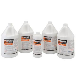 Pachet ceara pentru protectie cabina de vopsit, DeVilbiss Booth Wall Protective Sprayable Coating DC-BWC-K, 4 bidoane pentru pereti si 1 bidon pentru sticla