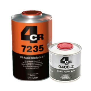 Pachet lac auto, 4CR 7235 HS, 2:1, cantitate 1 litru intaritor + 0.5 litri intaritor