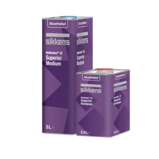 Pachet lac auto HS 2:1, Sikkens Autoclear LV Superior, gramaj 5 litri lac + 2.5 litri intaritor
