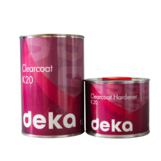 Pachet lac auto + intaritor, Deka K20 MS 2:1, uscare normal, rapid, gramaj 1 litru   5 litri