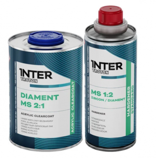 Pachet lac auto + intaritor, Troton Diament MS 2:1, uscare lent, normal, rapid, gramaj 1 litru   5 litri